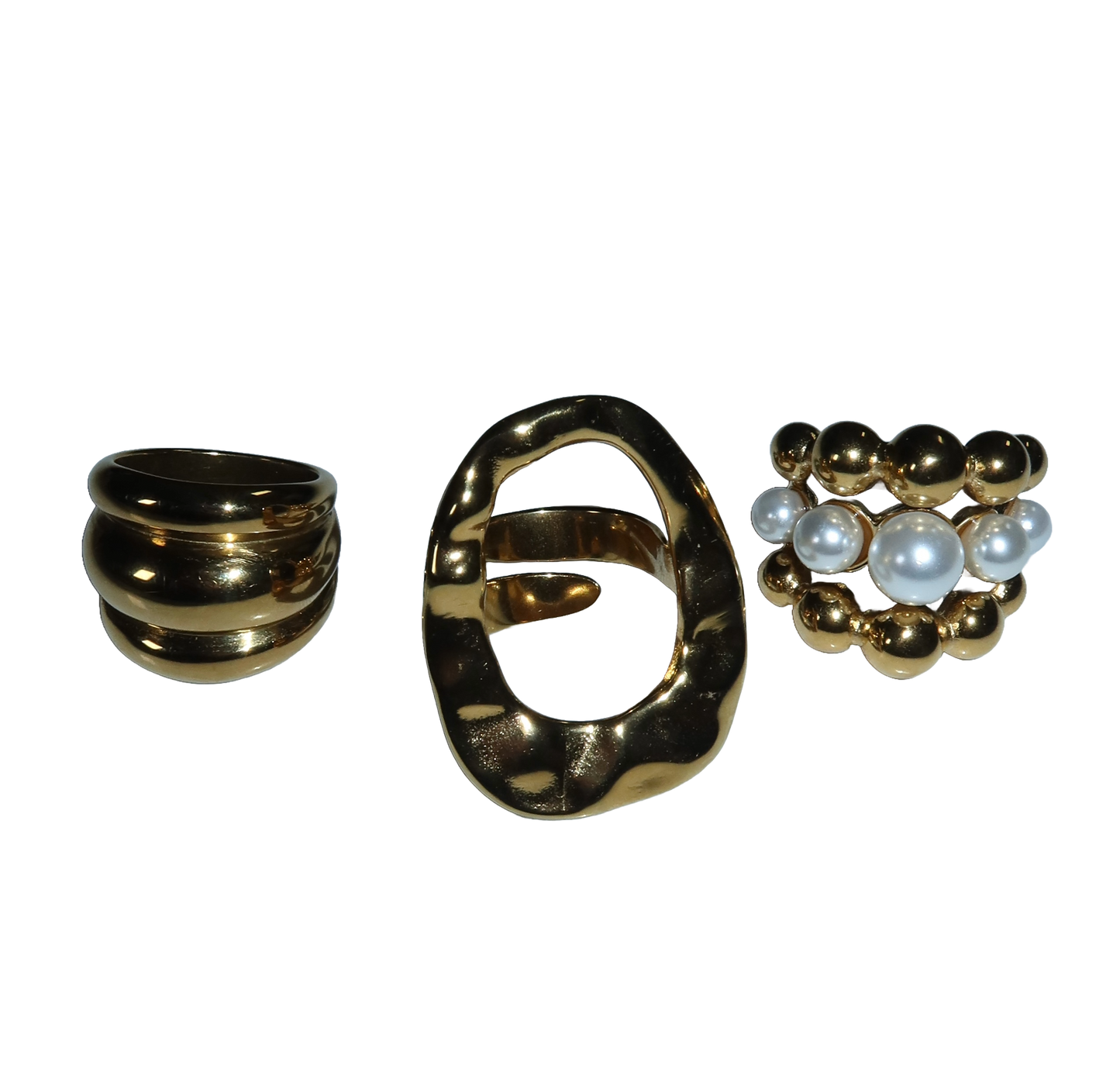 18k Gold Statement Rings