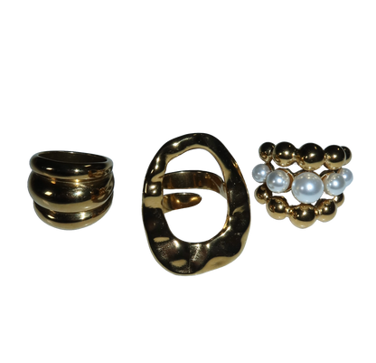 18k Gold Statement Rings