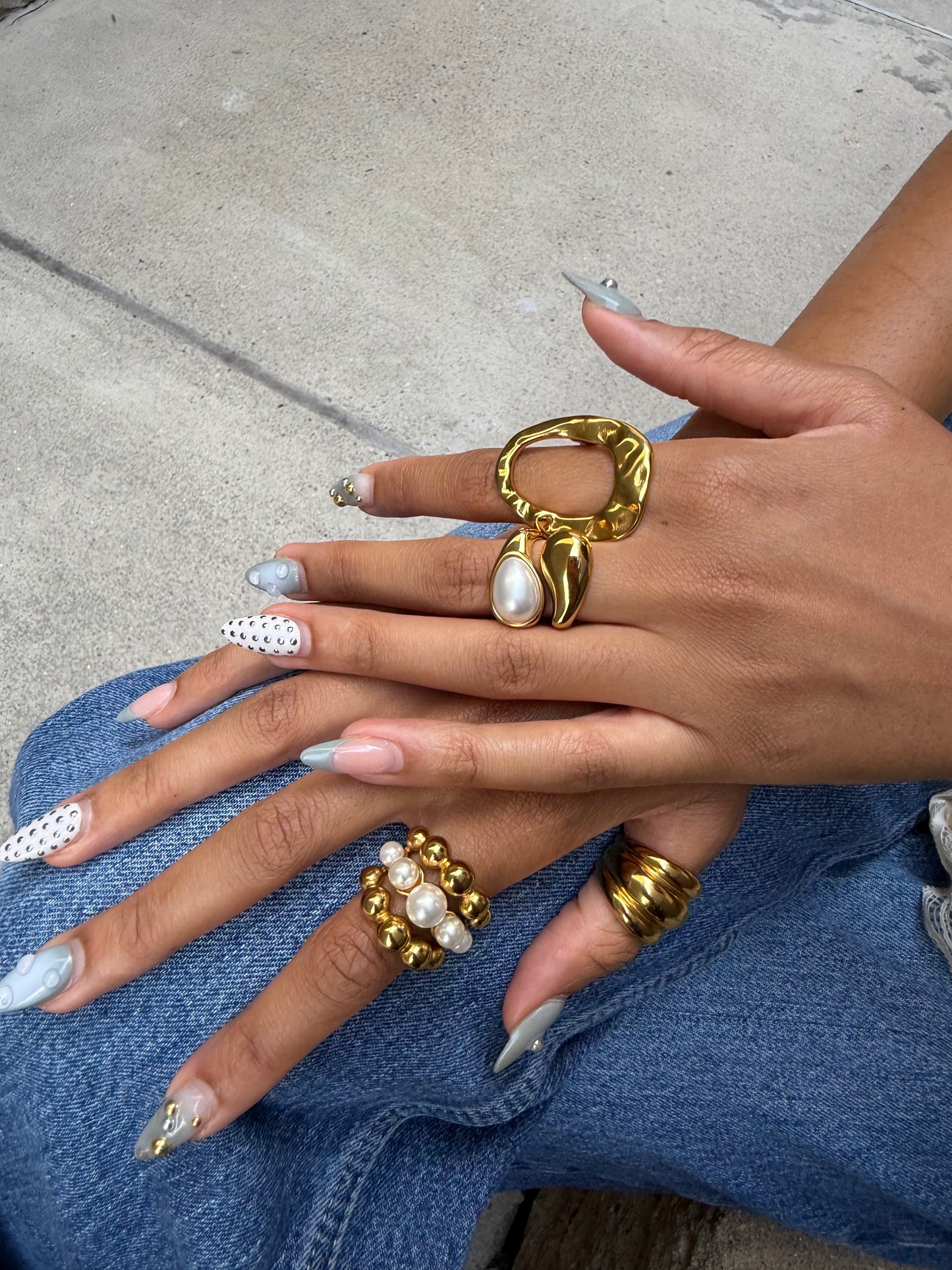 Wrapped in Perla Ring