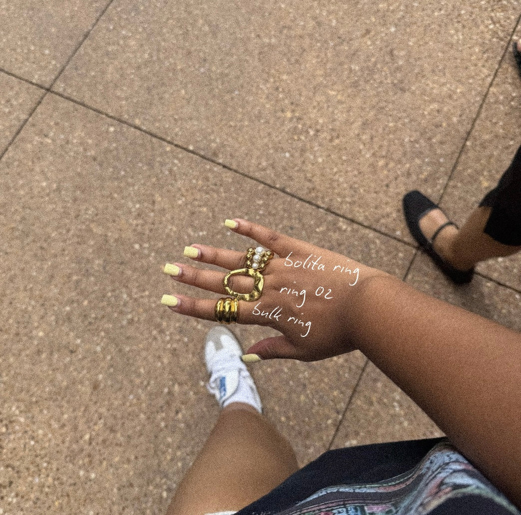 18k Gold Statement Rings