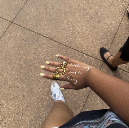 18k Gold Statement Rings